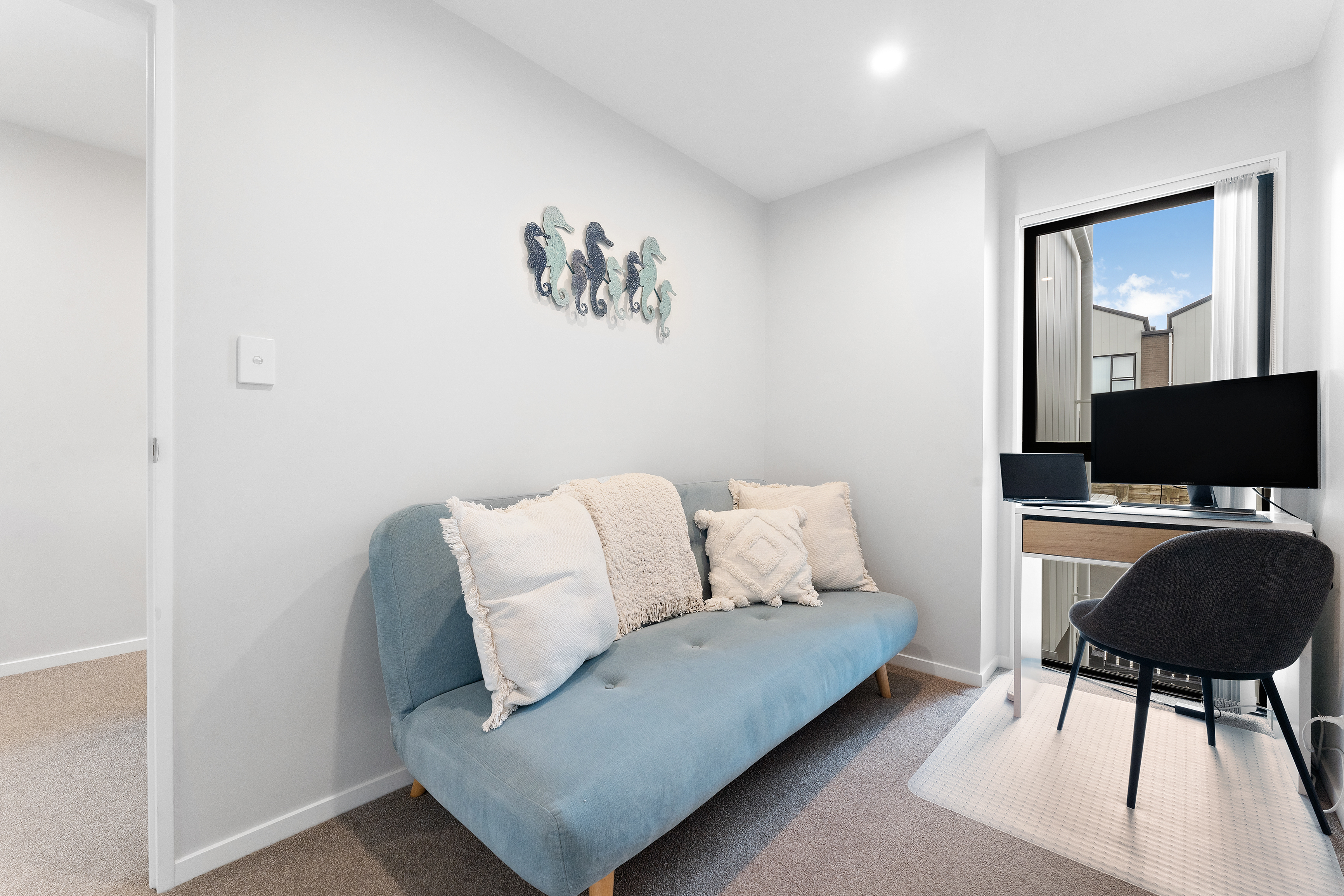 your corner office, it comes with a door!