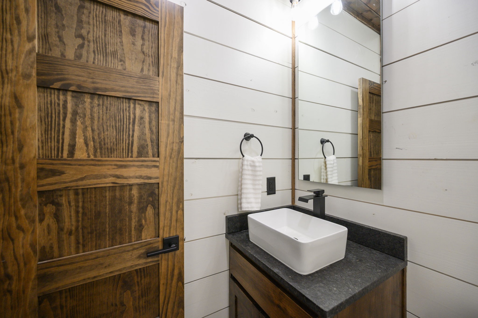 A charming little space to freshen up before your next adventure.