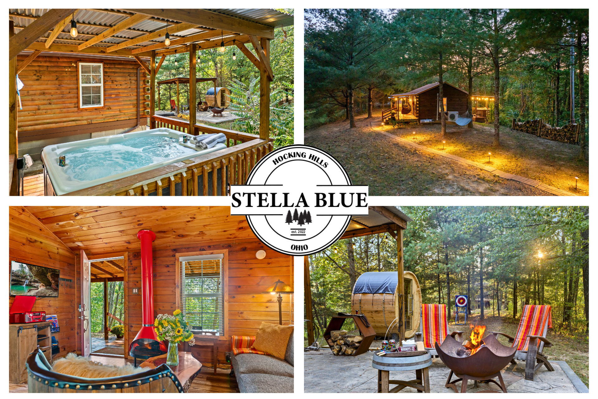 Stella Blue Cabin — New Plymouth, Ohio — vacation rental