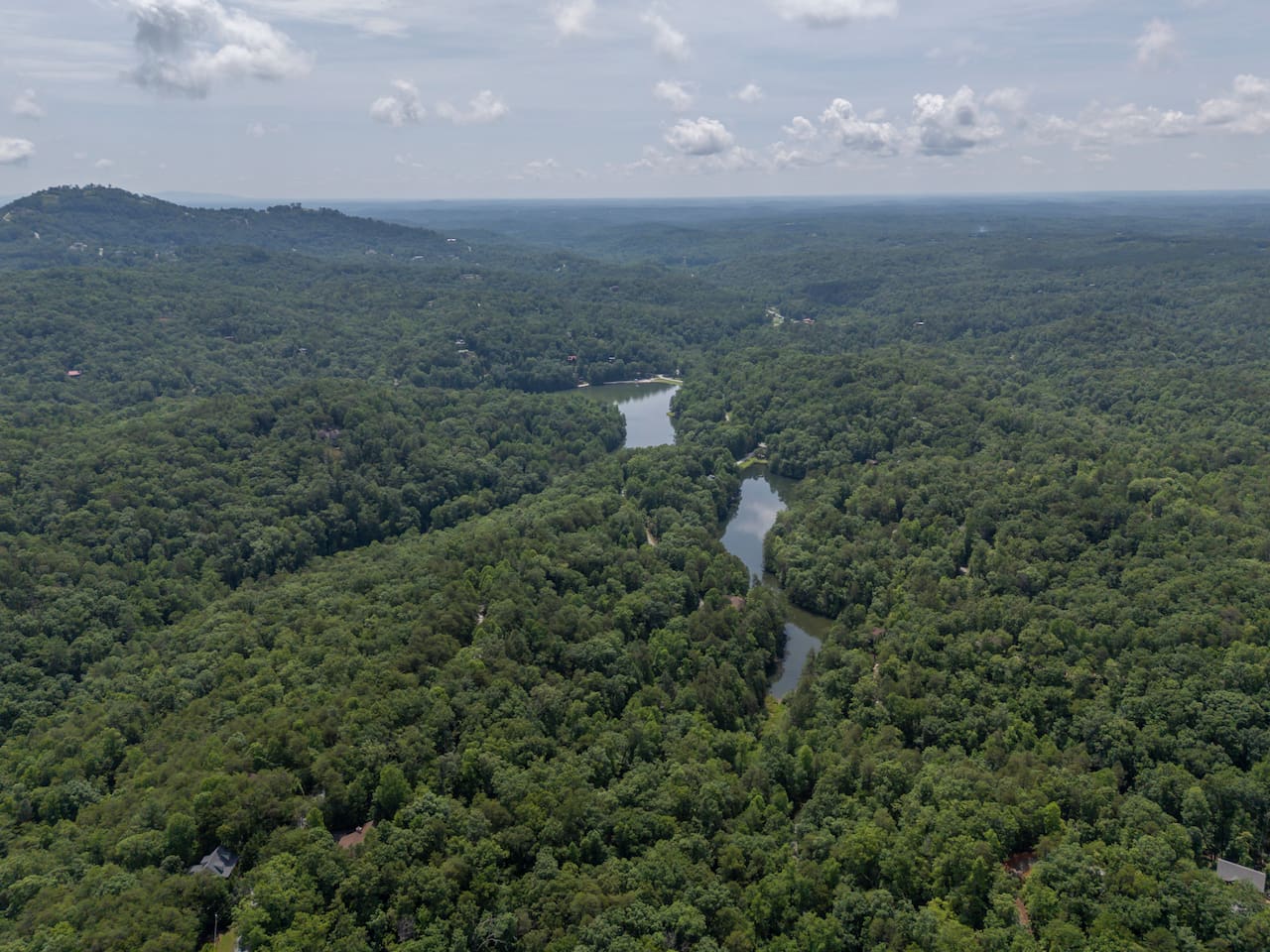 Upper drone view