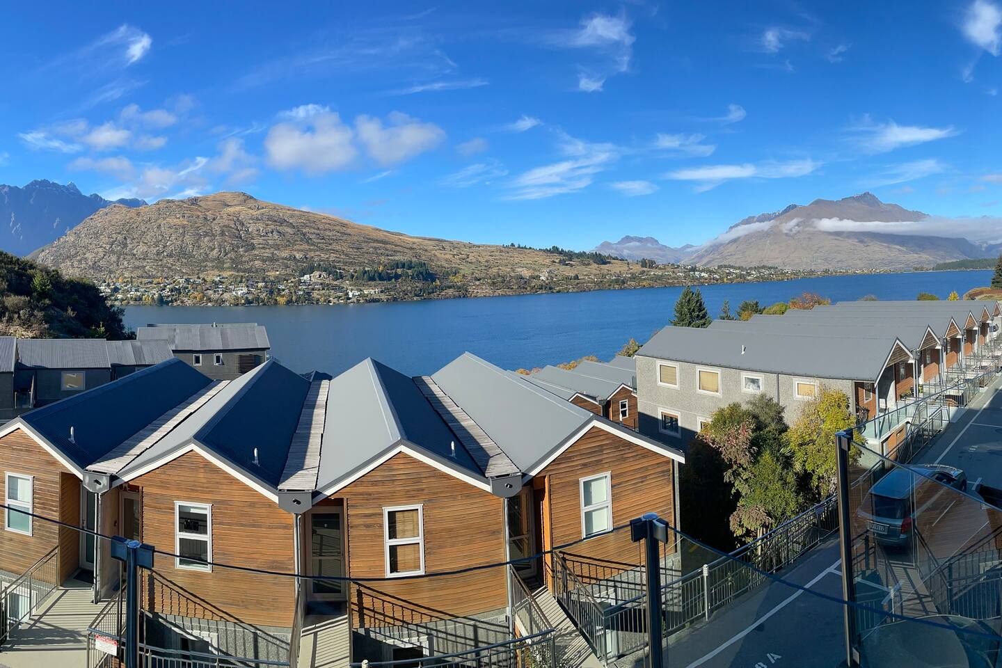 Panoramic balcony view