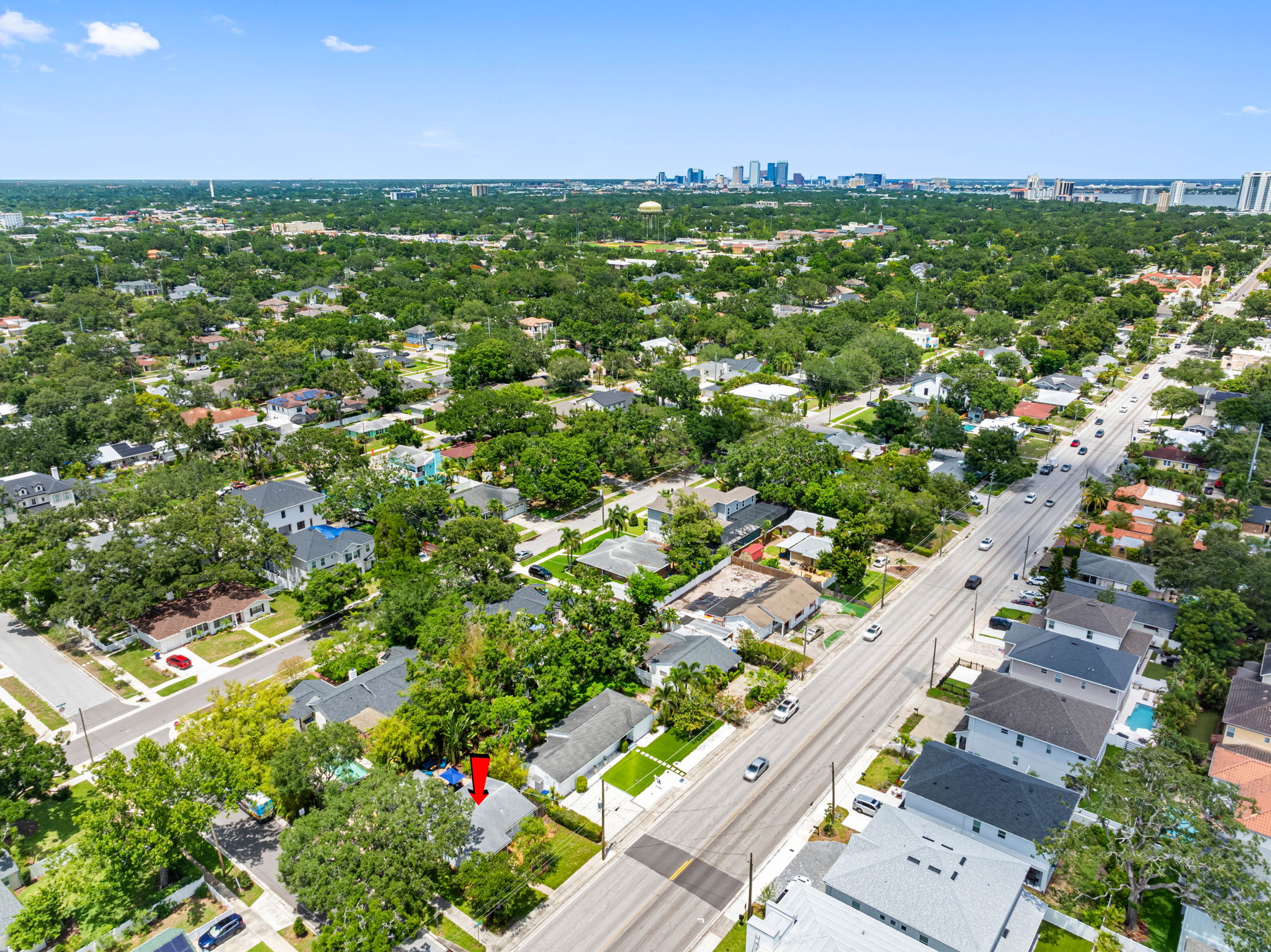 Aerial View of the Neighborhood