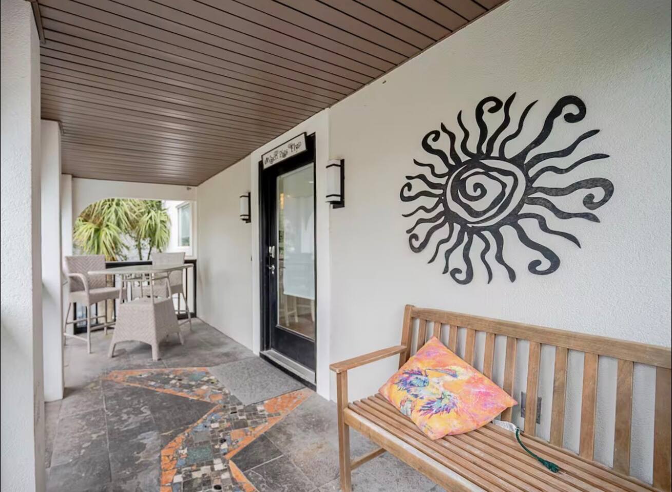 Front entry on the main floor