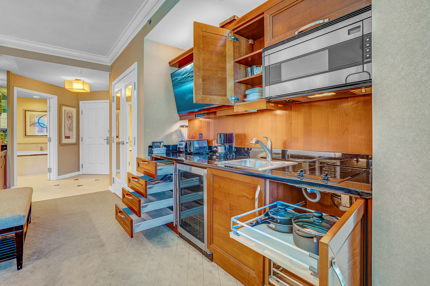 MGM Tower 2 · Units 801+803 — Kitchenette