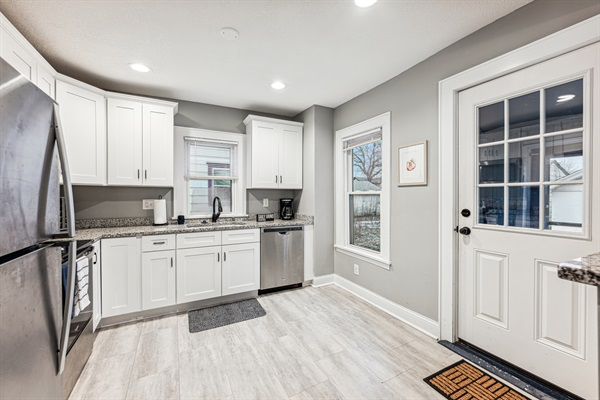 Open concept kitchen