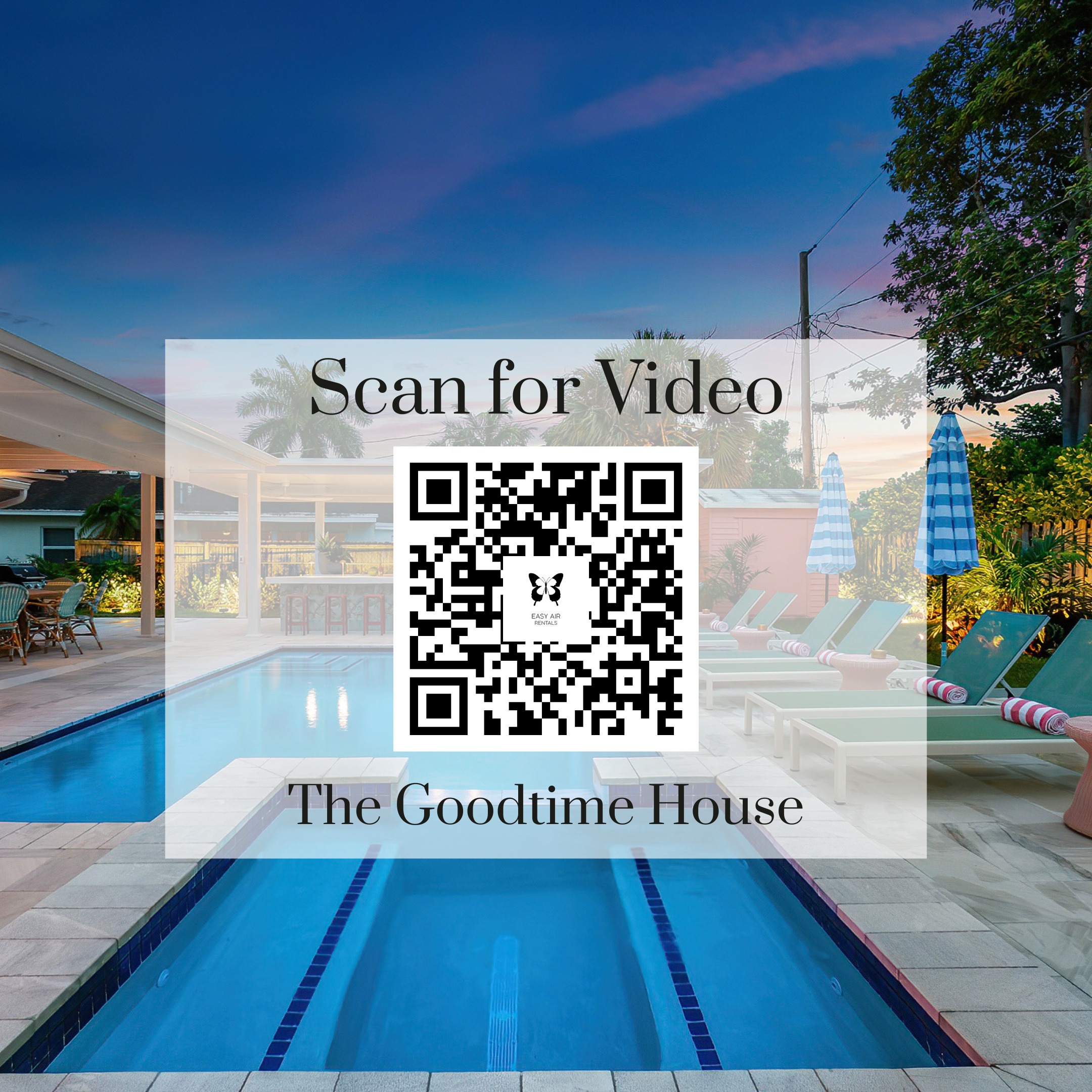 Scan the QR Code for a walk-through video of the house.