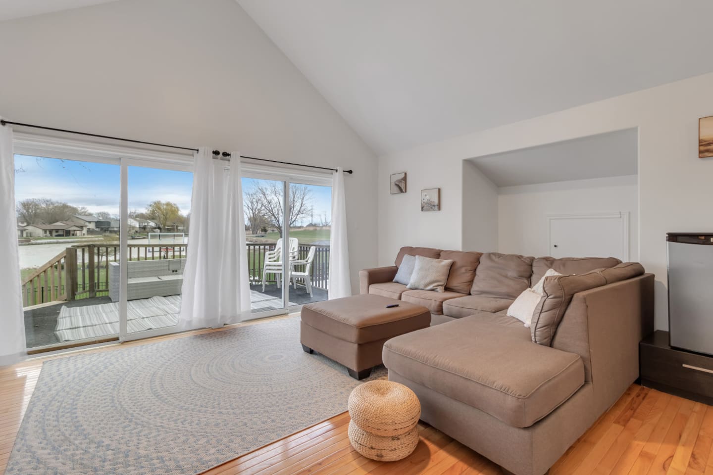 Upstairs living room area