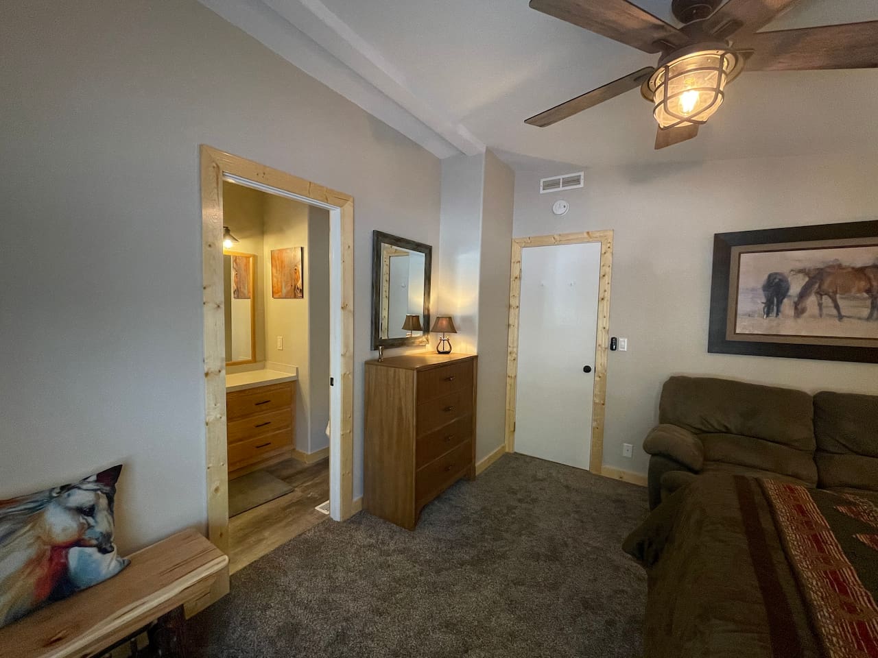 Remodeled Master Bedroom #1 and Bath Entry