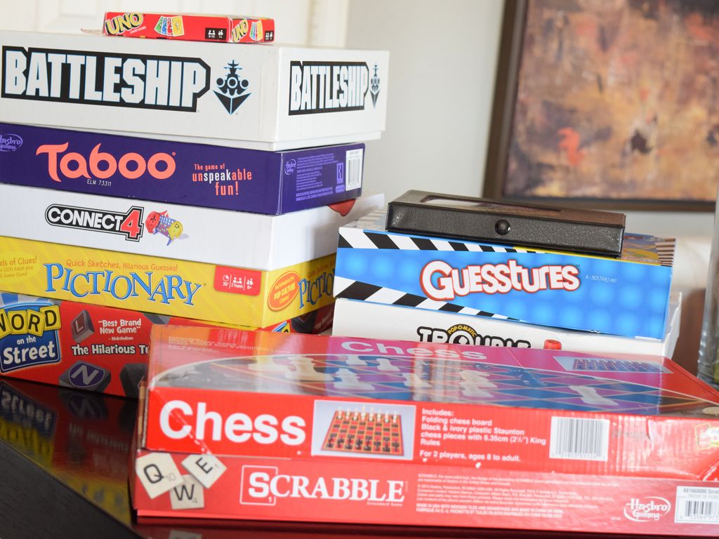 Plenty of games to pass the time.