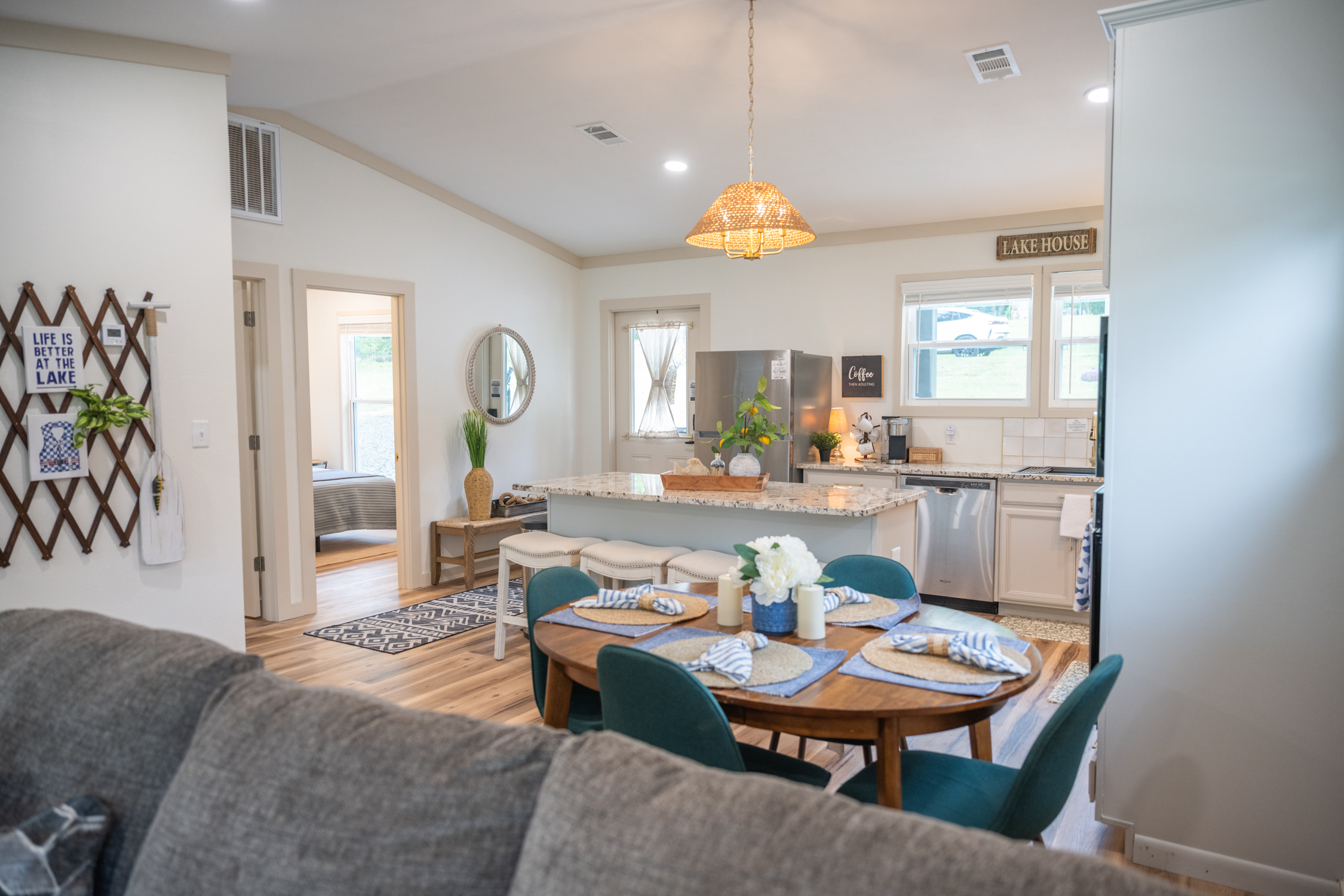Ample dining space!