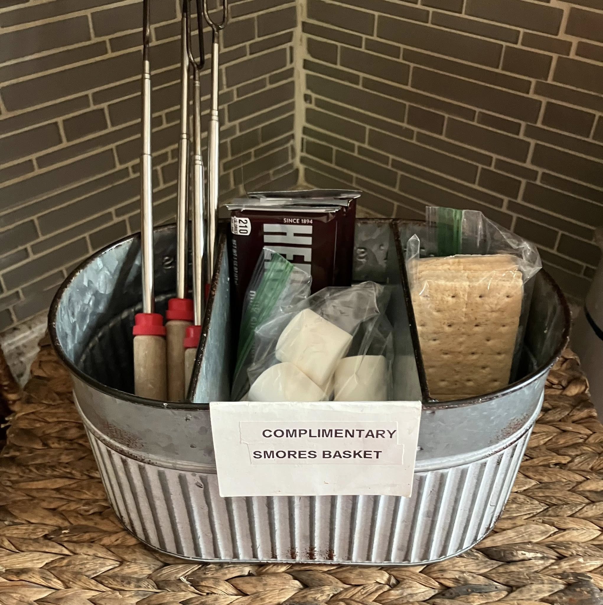 Complimentary S'mores Basket