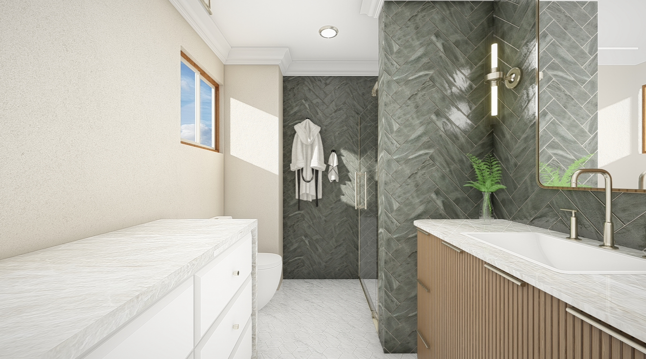 Designer Rendering of Remodel: Completion Date is 9/1/2025