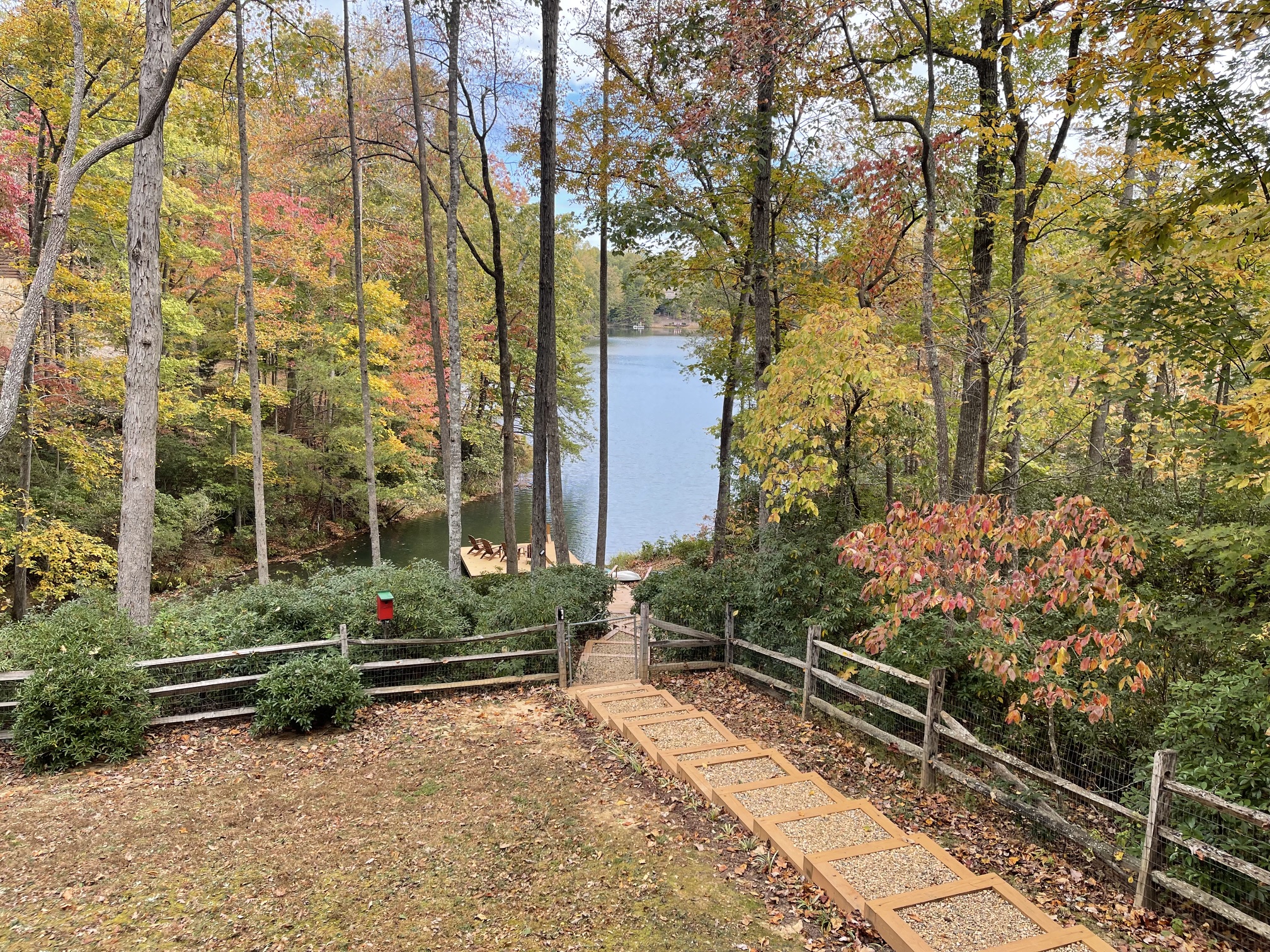 Lovely fall colors at Cabernet Cove