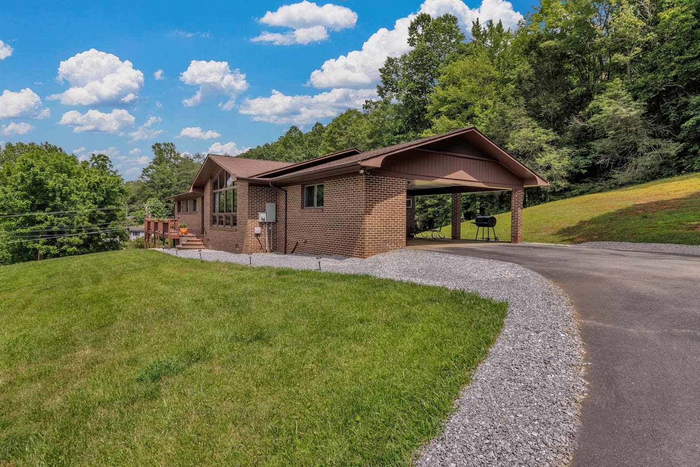 Exterior - side with Carport