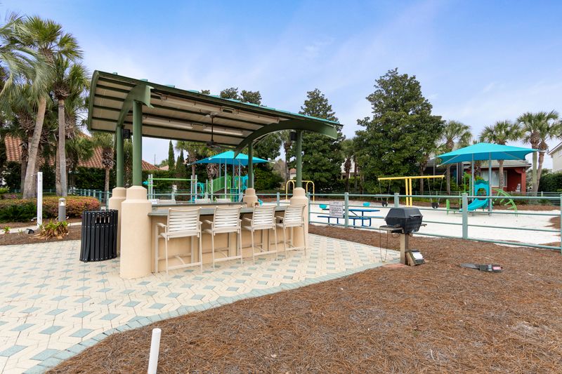 Clubhouse playground with soft, beach-style sand