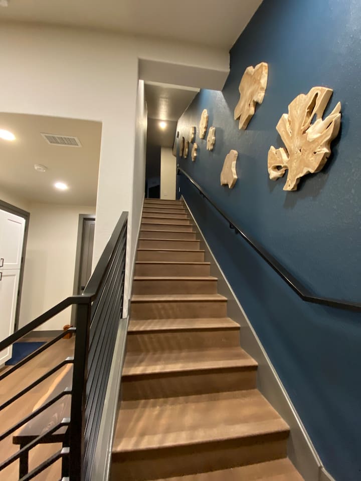 From entryway and garage.