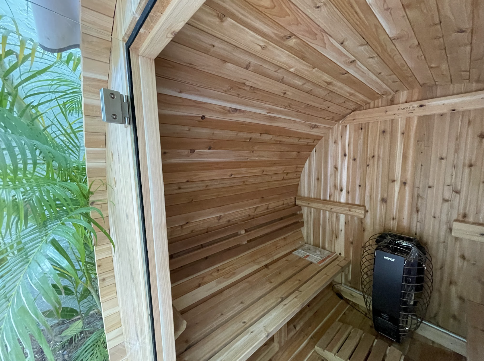 Enjoy the wellness area, including a new barrel sauna.