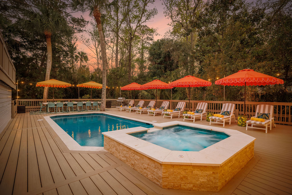 Pool days. Spa nights