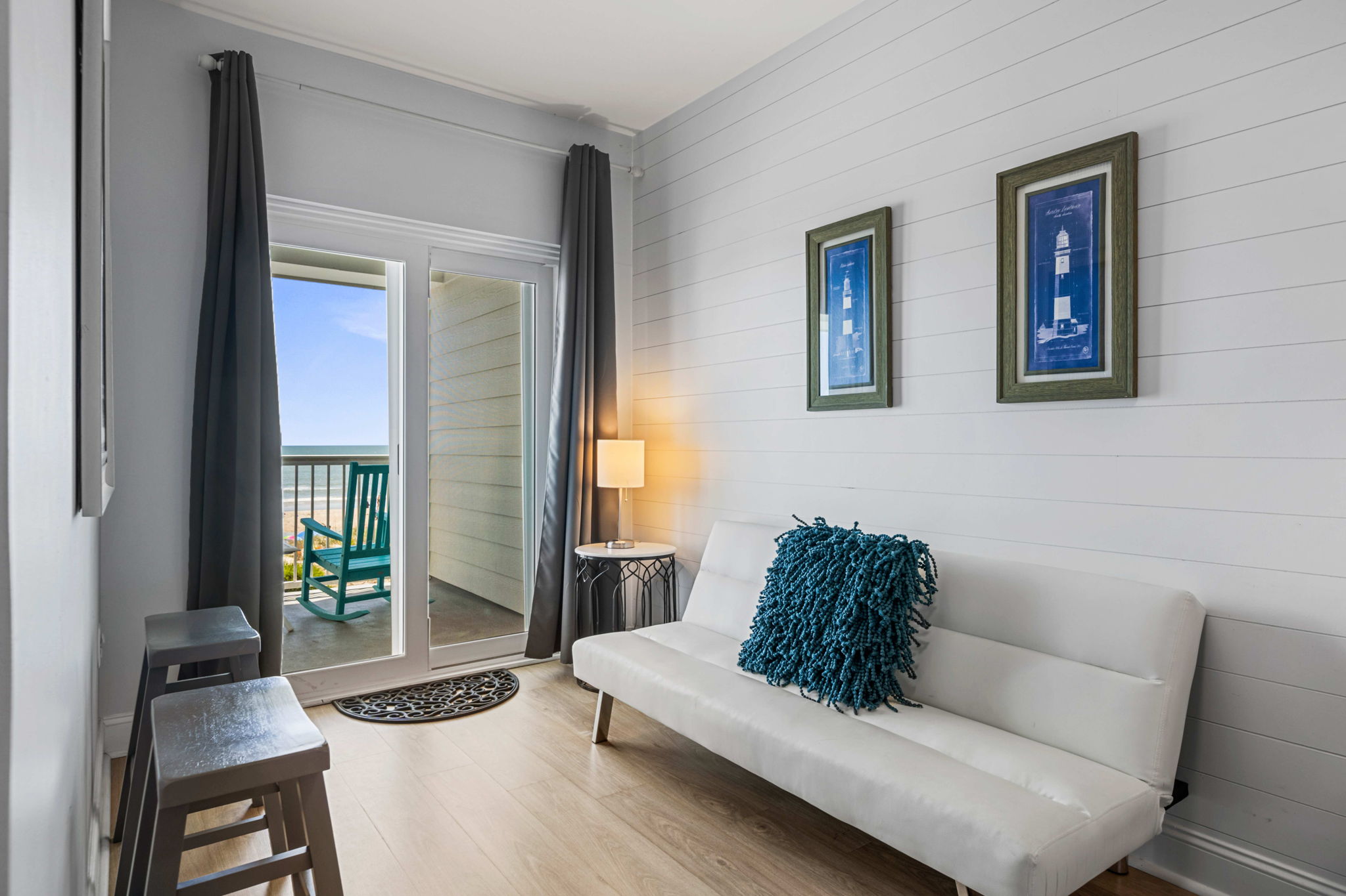 Bedroom 1: Primary king suite | Sea Gull | 201 Oceanview | 1116 Ocean Blvd, Isle of Palms, SC | IOP Escapes