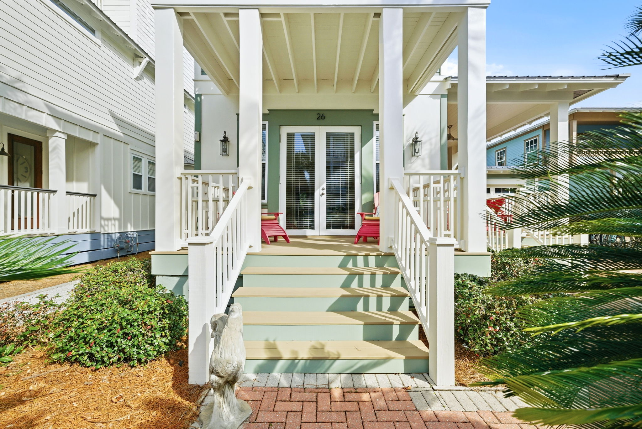 A grand entrance awaits—step onto the porch and leave your worries at the door.