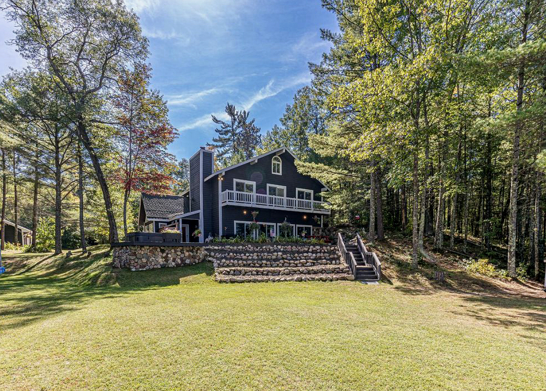 View of the house from the lake