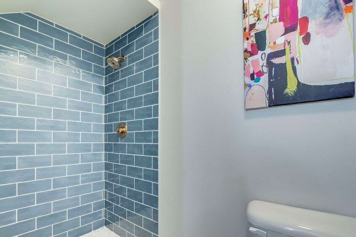 First Floor Full Bathroom with Walk-in Shower