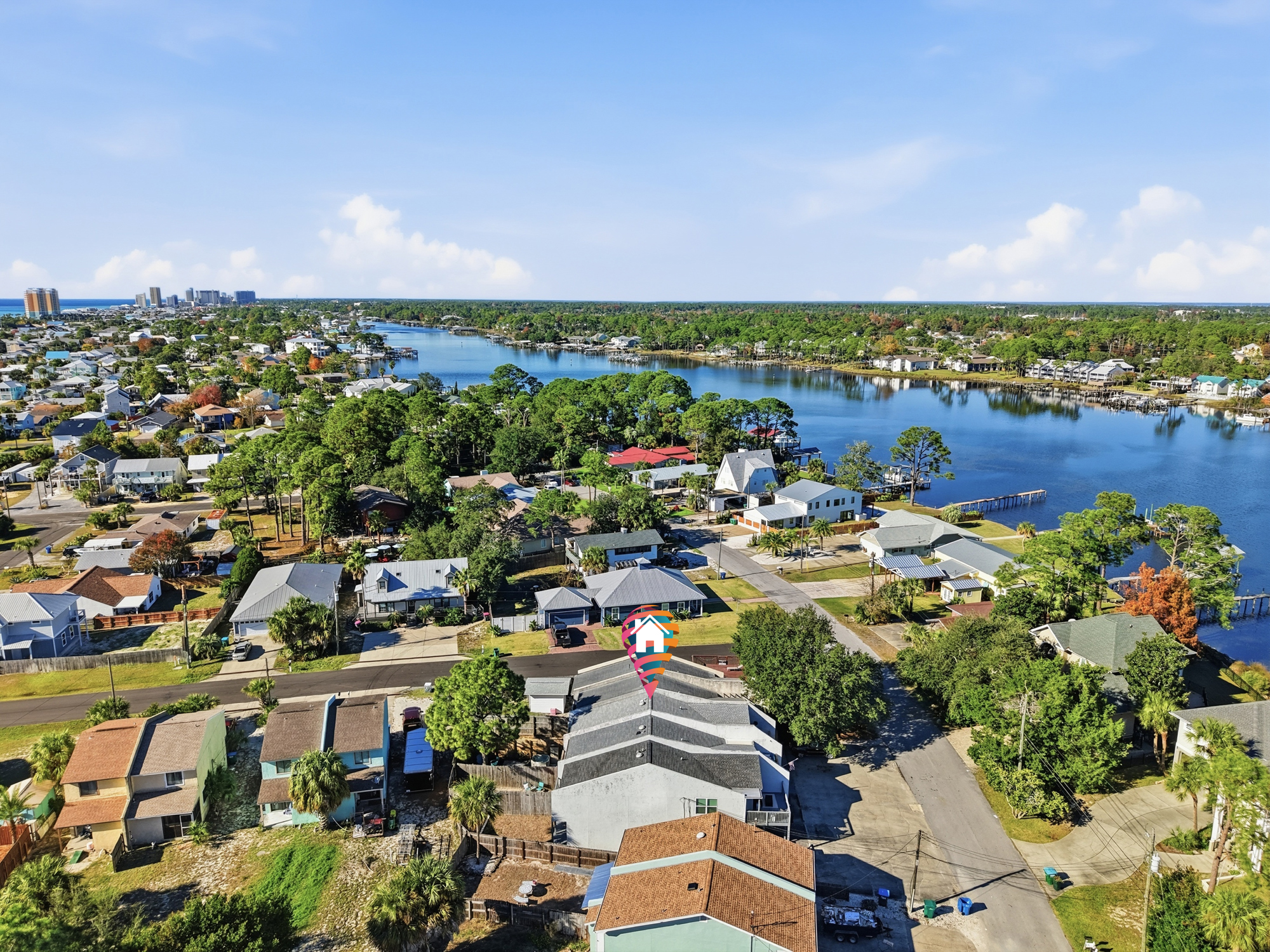 Aerial of Townhome