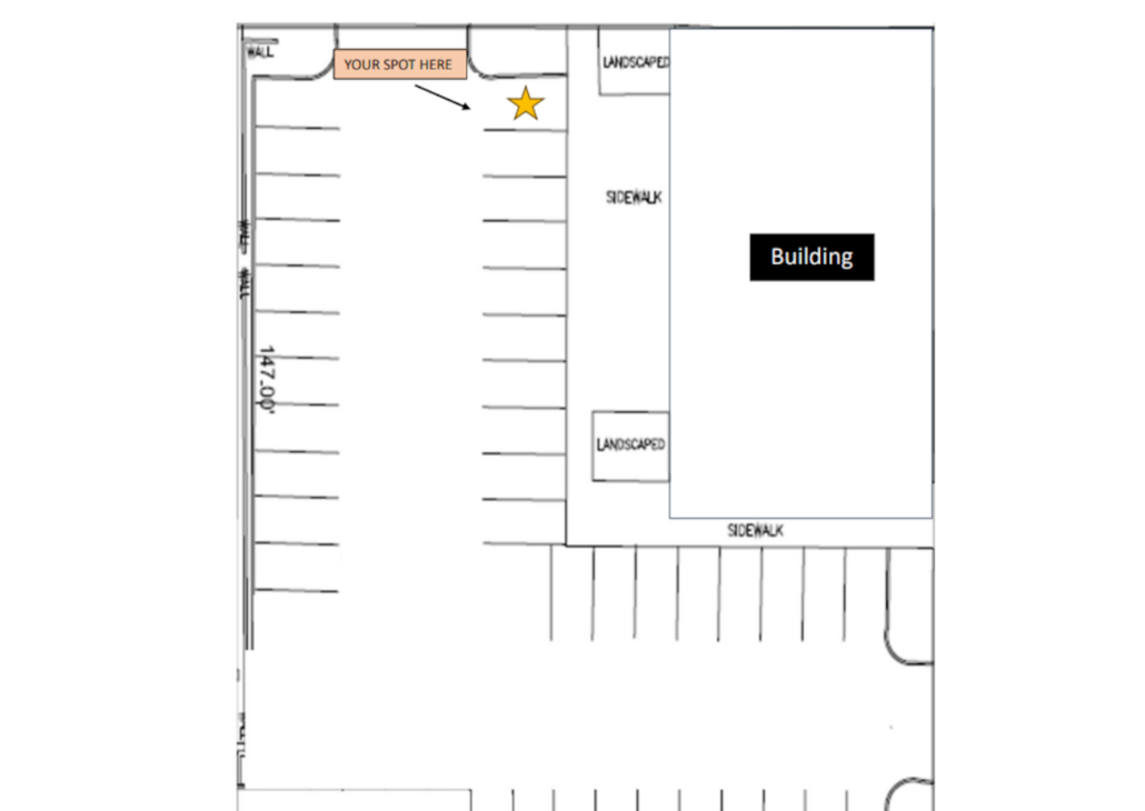 Parking map.