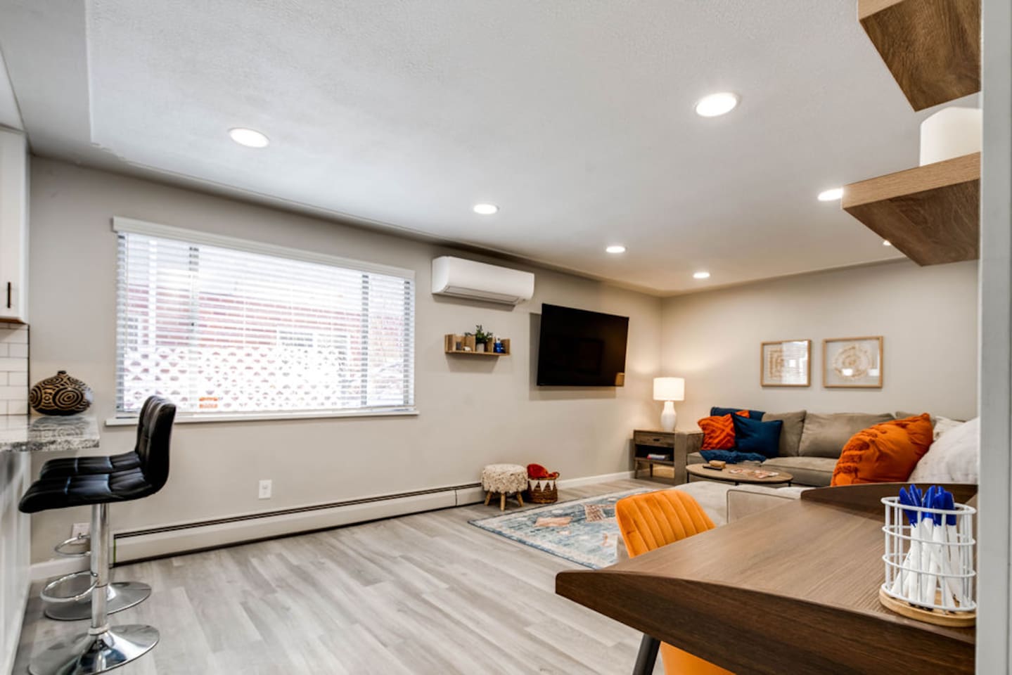 Desk area for remote working