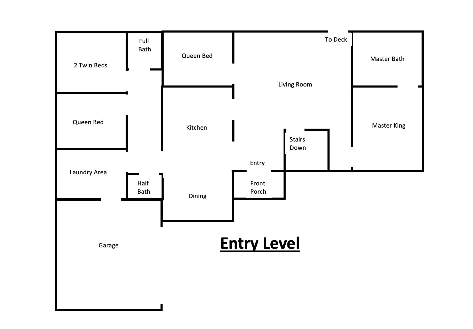 Entry Level Floor Plan