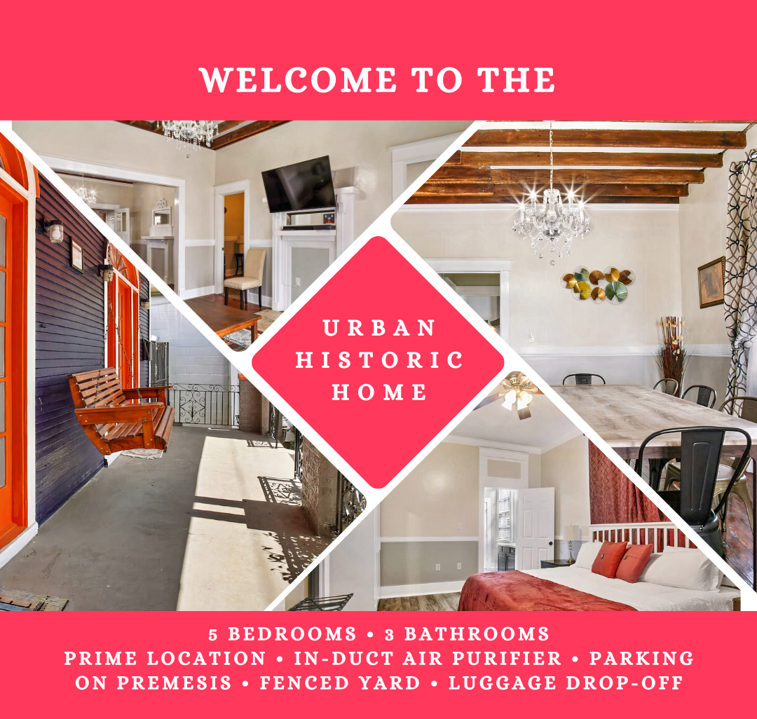 Welcome to Beautiful Broad – private 5BR retreat near Canal Street.