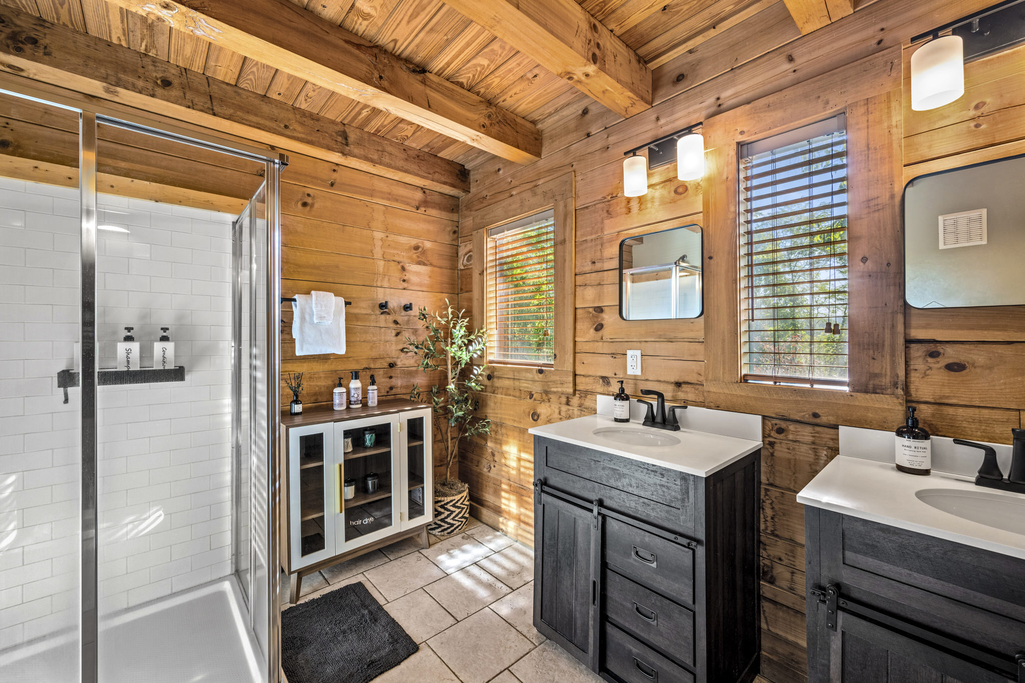 Refreshing shower and thoughtful touches.