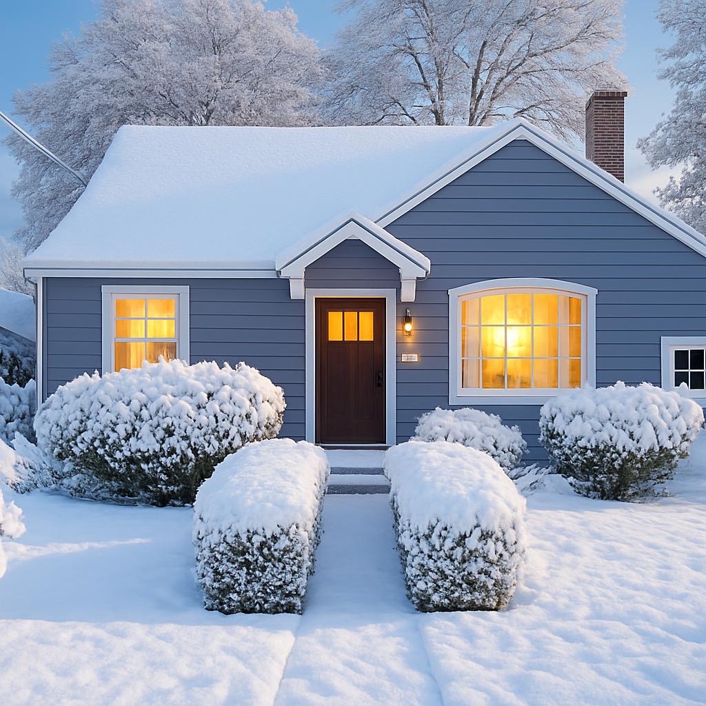 Winter snow in Walla Walla  **This winter photo was created with AI - updated winter photos to come soon**