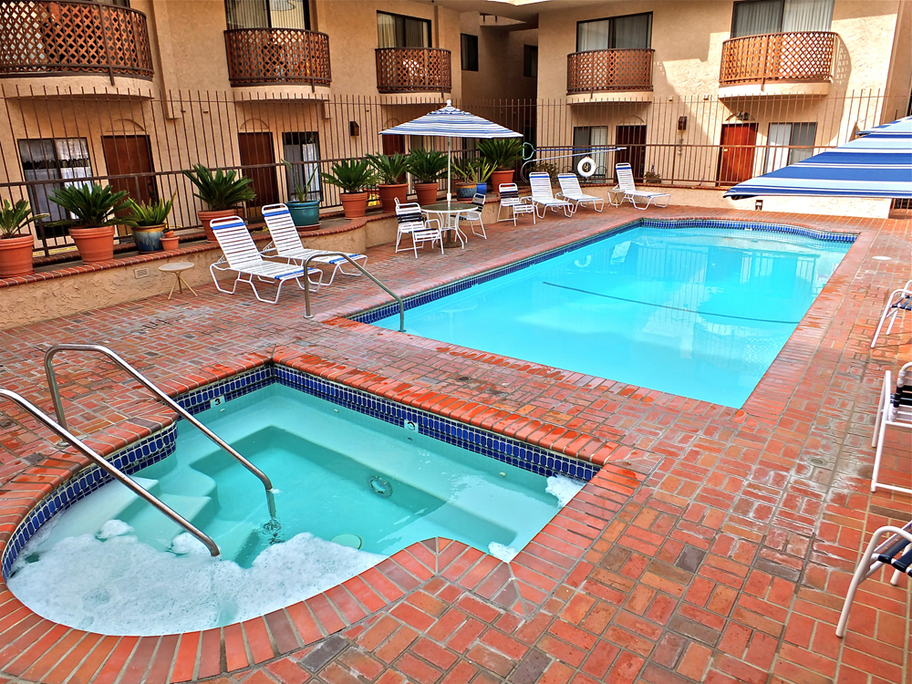 Onsite Gated Pool and Spa Area