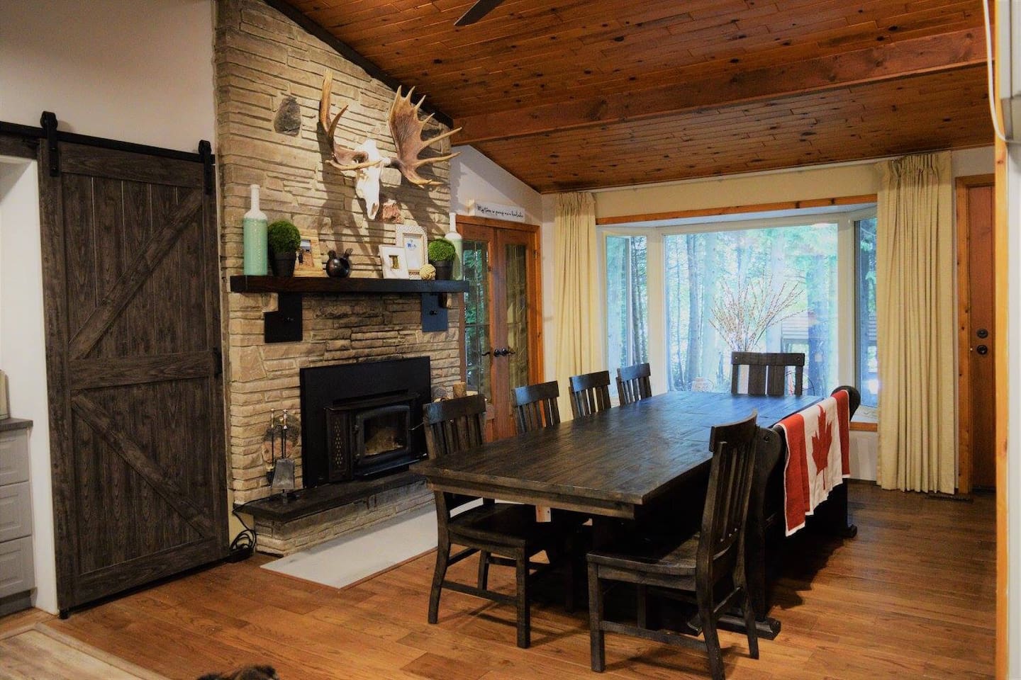 Dining table seats 10