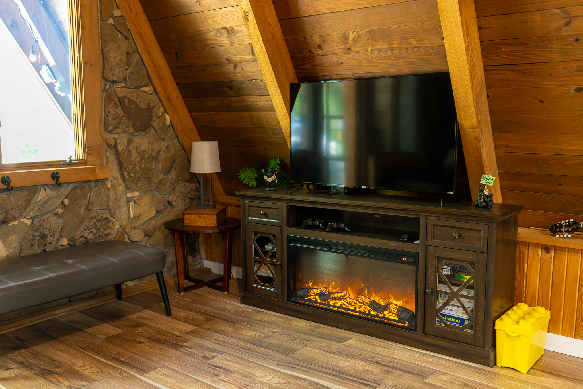 Watch your favorite shows, movies, and sports on the ROKU TV.
