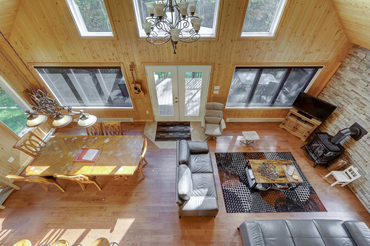 A cozy living room made for relaxing, unwinding, and feeling right at home. 