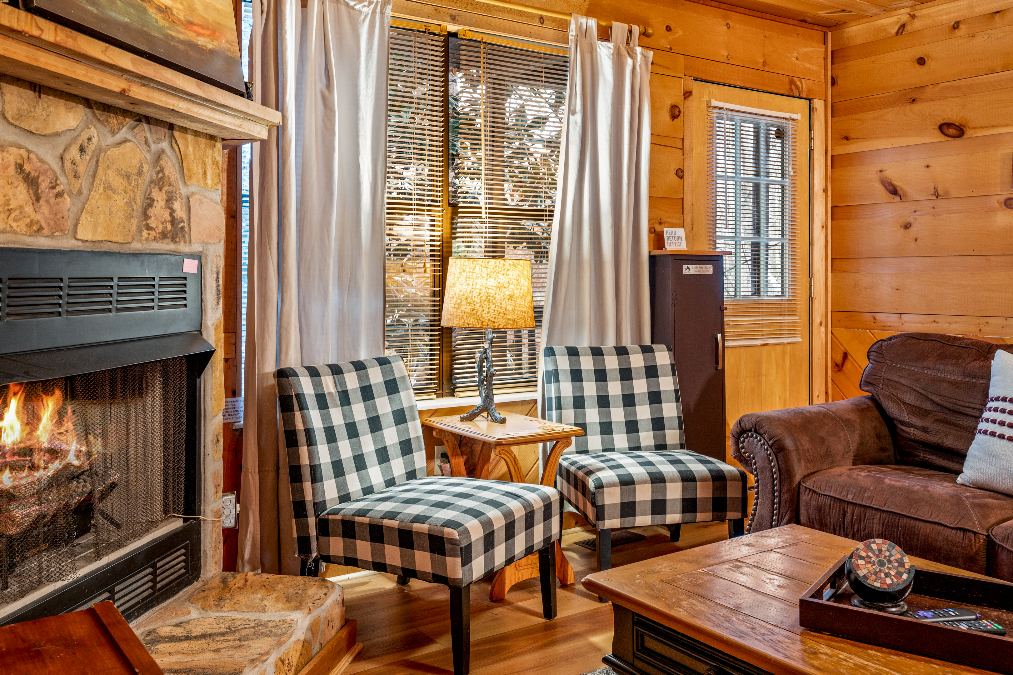 Plenty of seating in the living room