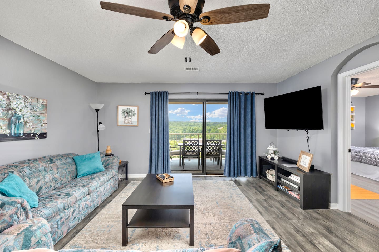 Living Room: Embrace tranquility with stunning views and stylish decor in this inviting retreat!
