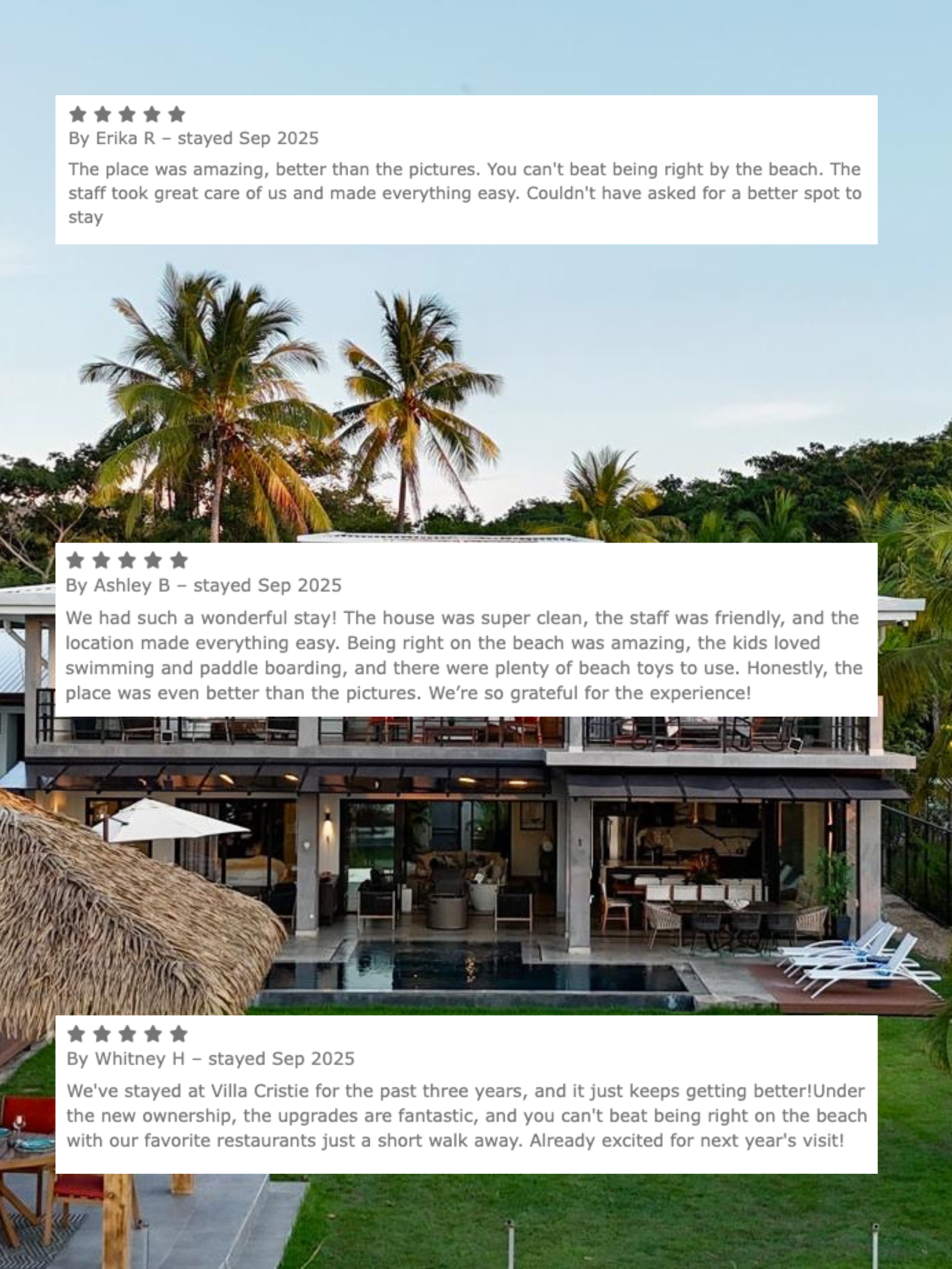 Villa Cristie's Reviews