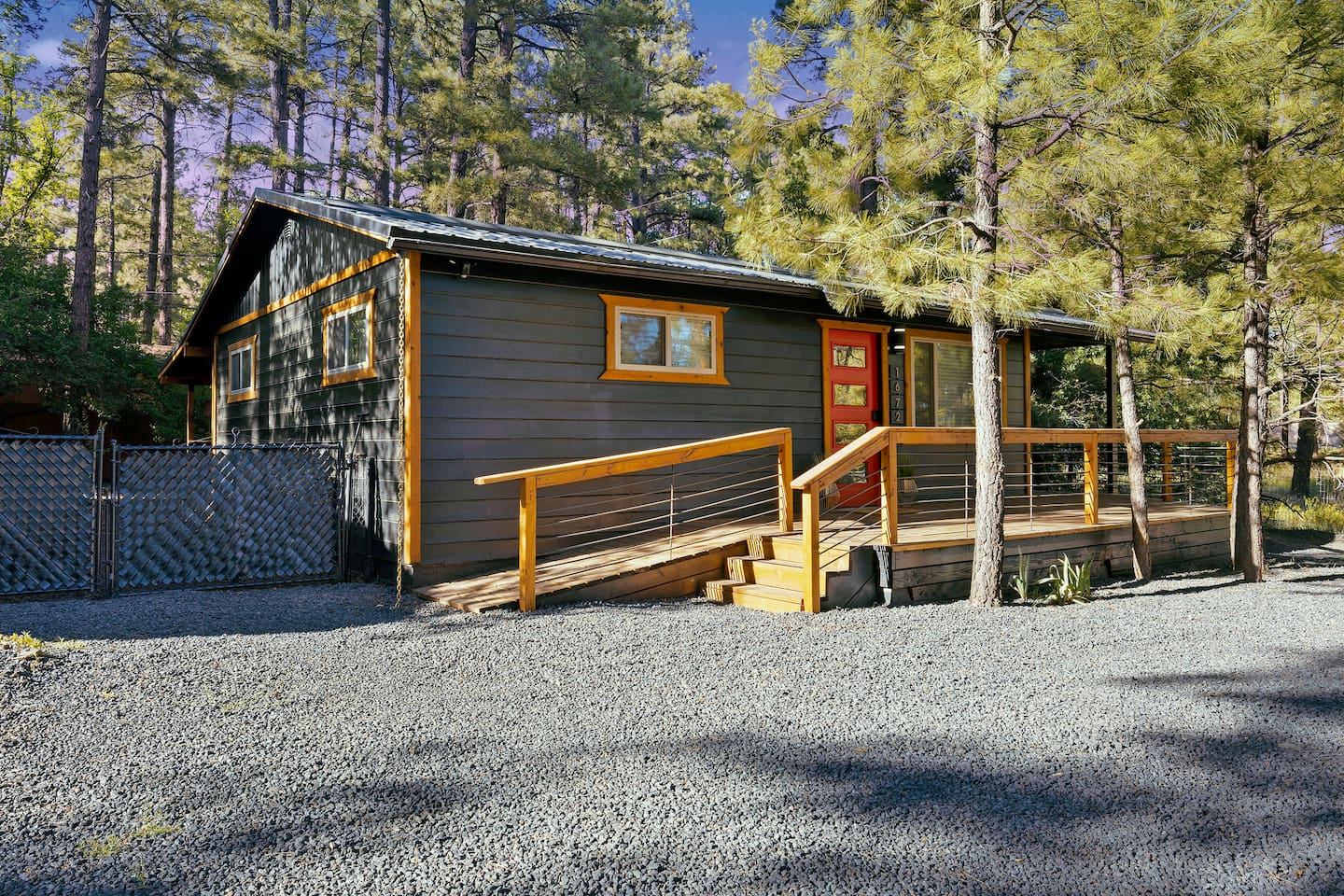 Tucked into the trees, Back Inn Black awaits to hide-a-way.