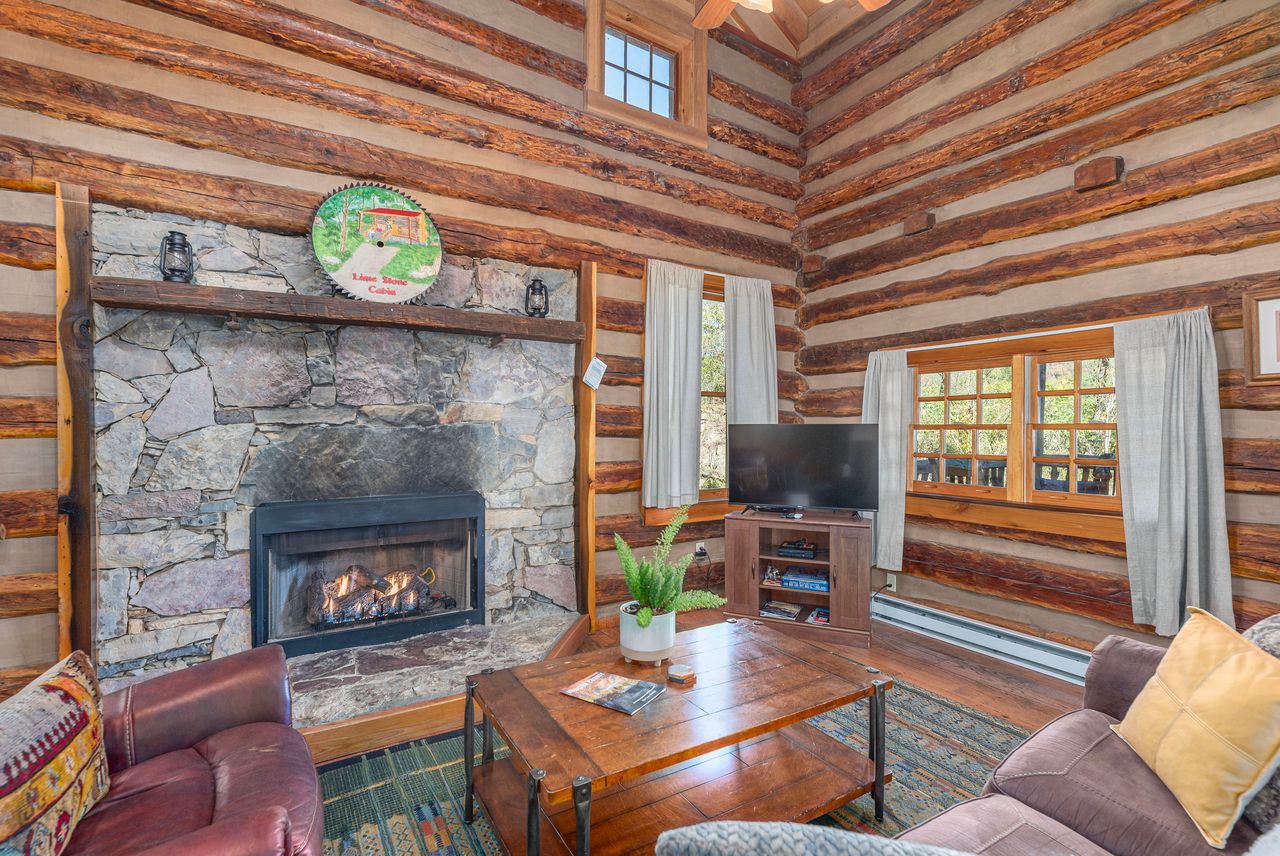 There is a small Smart TV in the cabin for logging on to your favorite channels. 