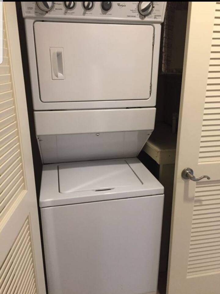 Washer / dryer inside condo