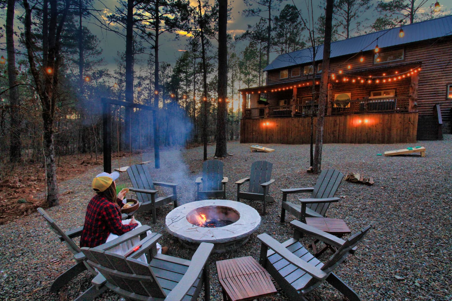 Fire pit nights offer the perfect backdrop for stargazing, storytelling, or quiet reflection.