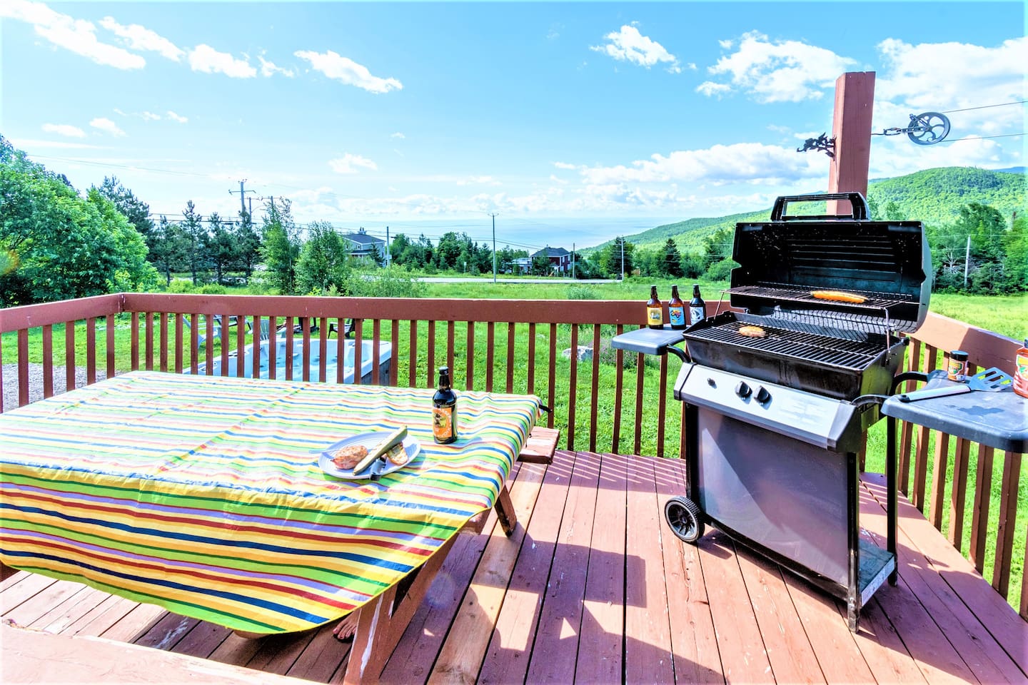 Patio with outdoor dining for memorable shared meals
