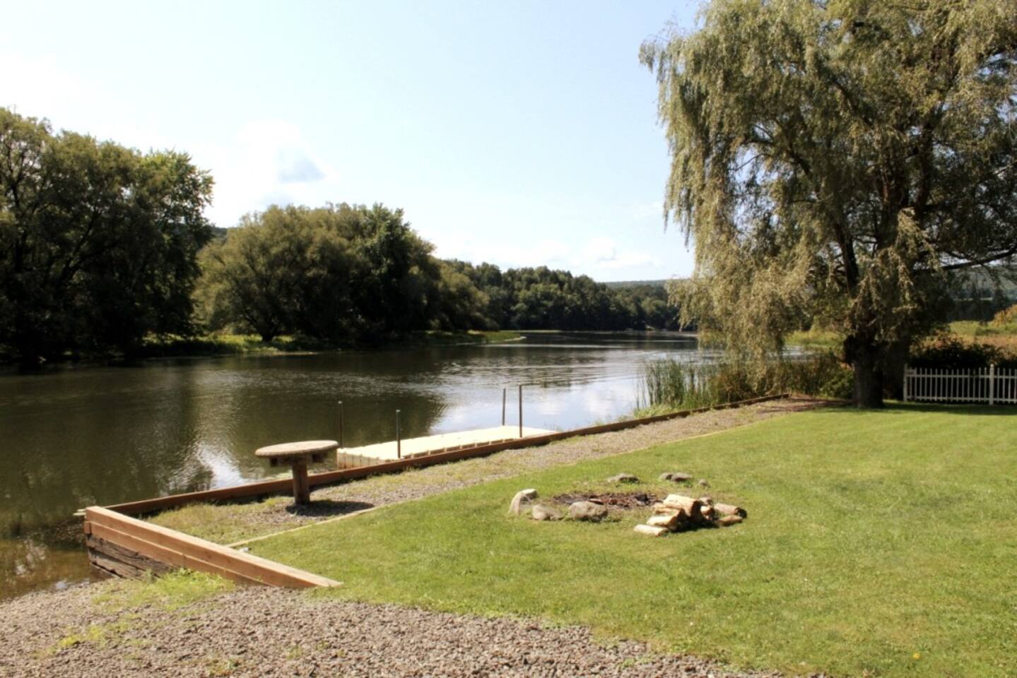 Spacious yard to play, grill, fish or boat off the dock, or just relax