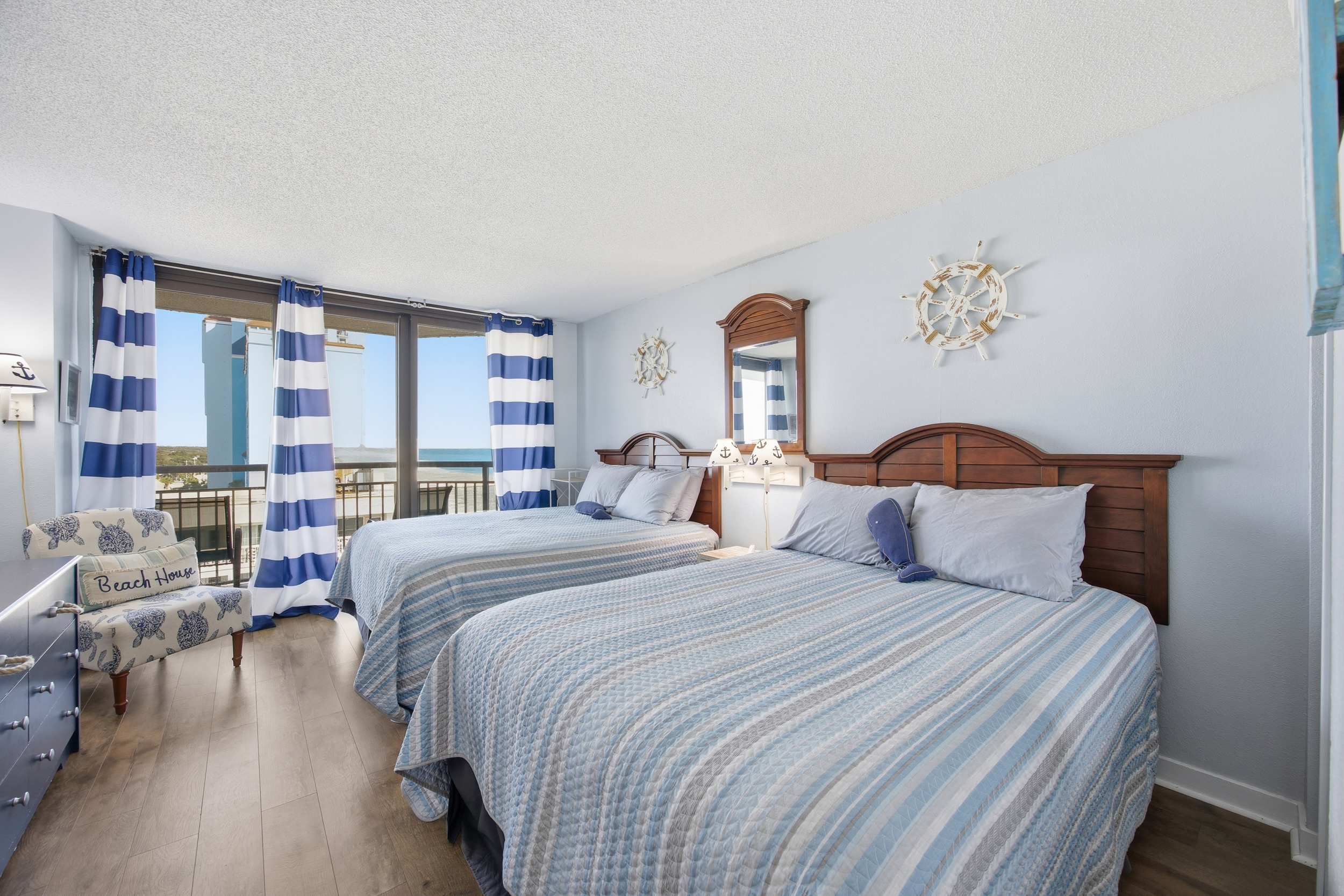 Enjoy ocean views from your bedroom