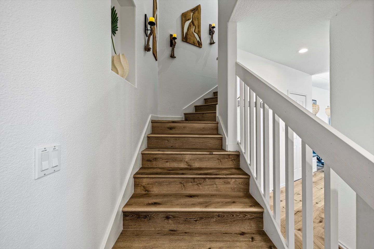 Upstairs are the TWO huge Primary Suites, a landing for office space, a kid tent hideout, and of course keep going up to the Roof Top Bar! 