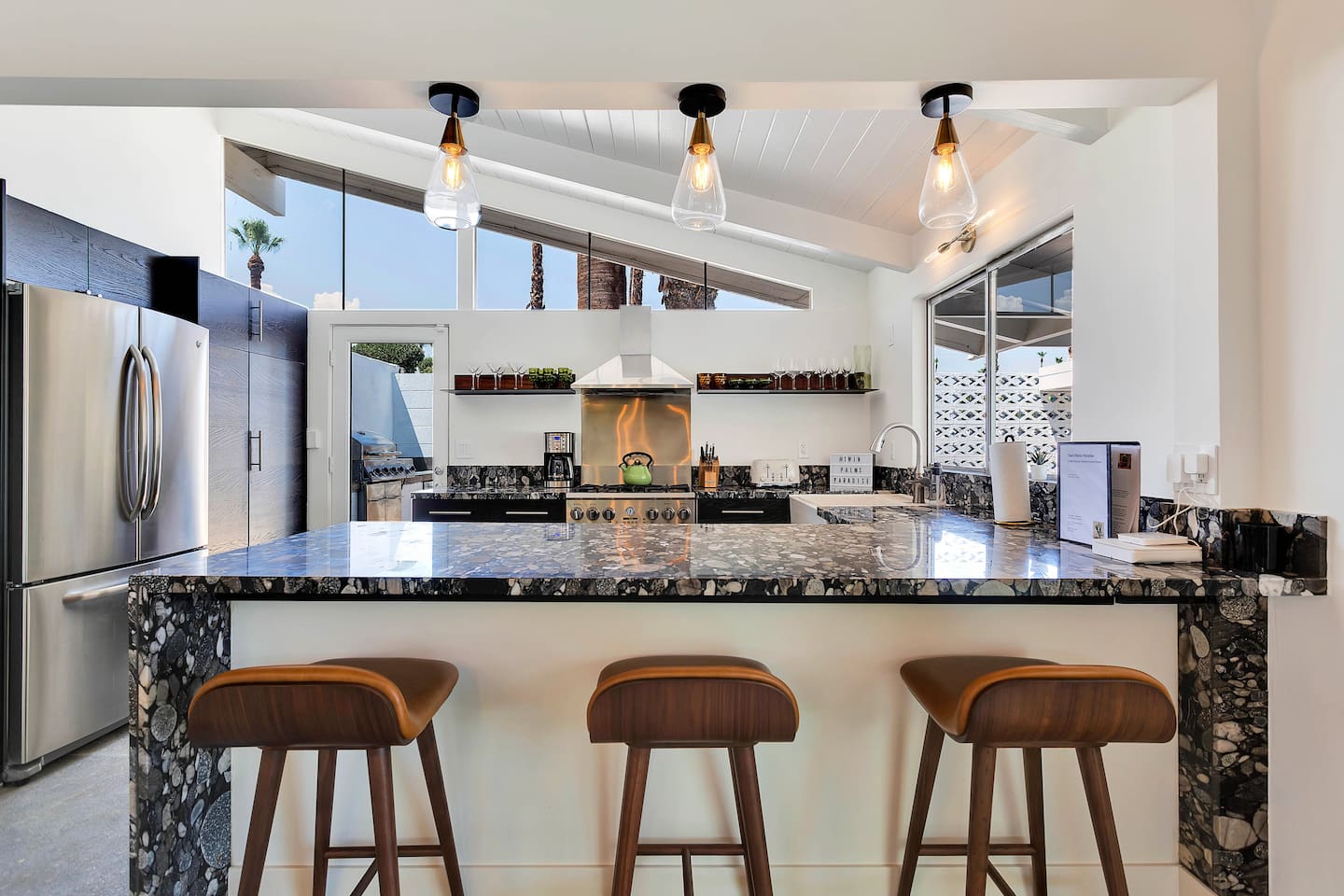 Open kitchen with everything one could need
