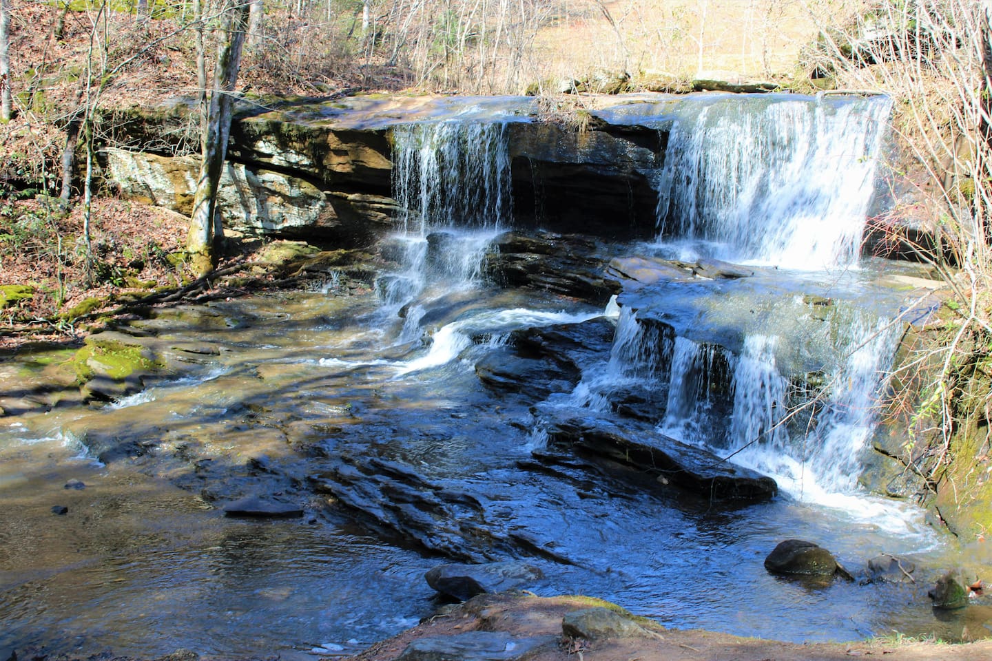 Walk to our waterfall in Riverbend!